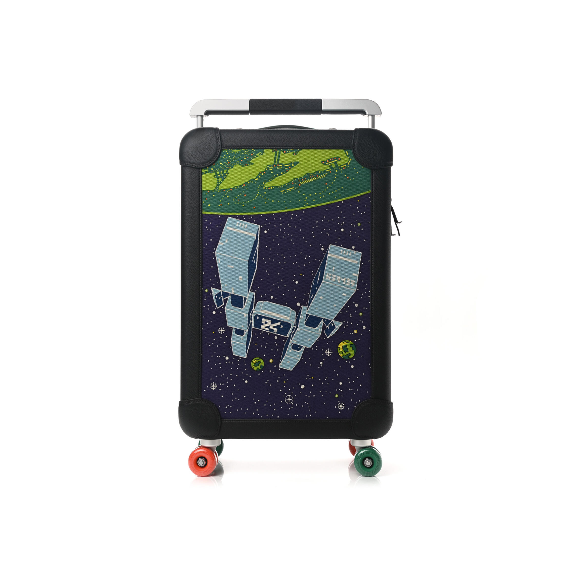h**mes canvas taurillon regate r.m.s. trolley case lU*gage (55*33*20cm)